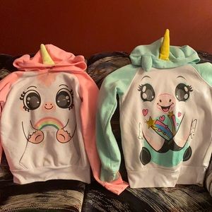 Fun kids sweaters all 3